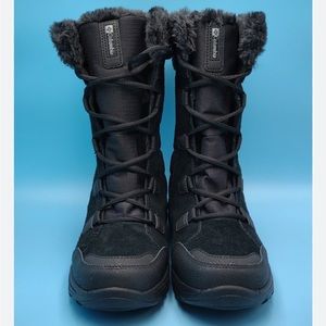 Columbia Ice Maiden II Black Leather Winter Snow Boots 6.5 NWOT